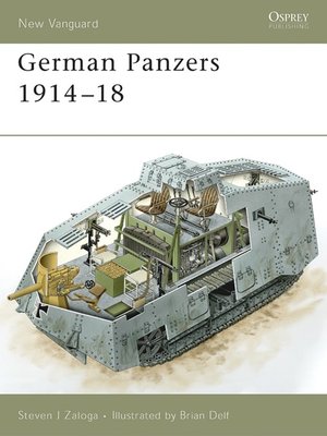 cover image of German Panzers 1914-18
